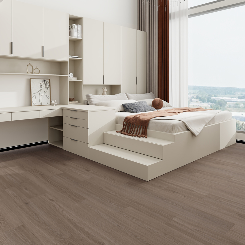 Revêtement de sol stratifié super résistant à l'eau pour chambres à coucher