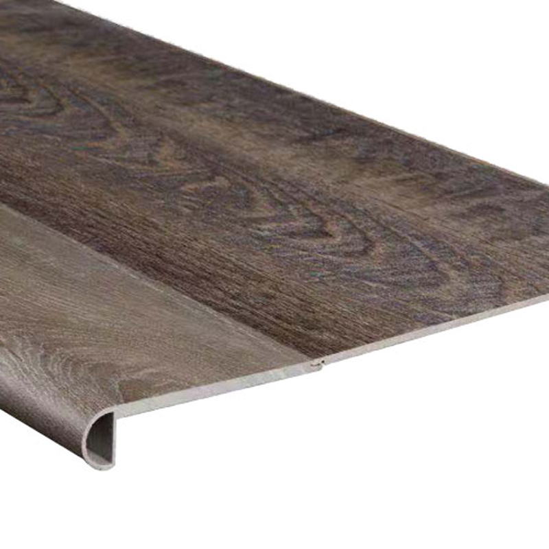 Moulure de nez de marche affleurante SPC ignifuge
